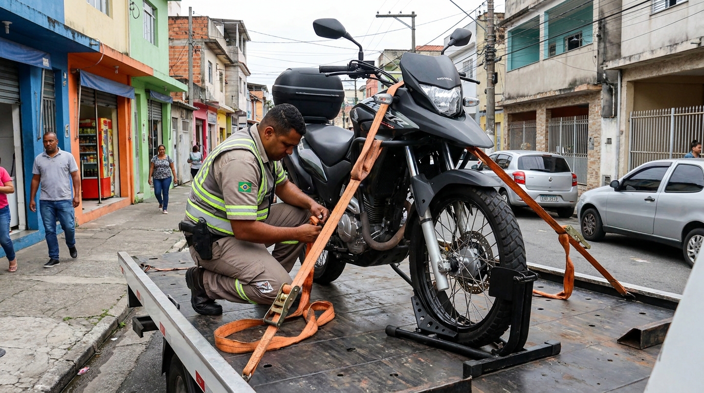 Guincho para Moto em Araraquara‑SP